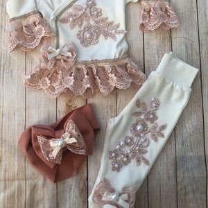 Hand made baby set